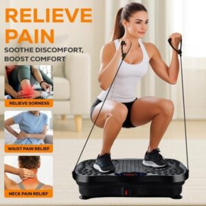 Power Vibration Plate Vibrating Machine Platform Exercise Body Shaker Massager
