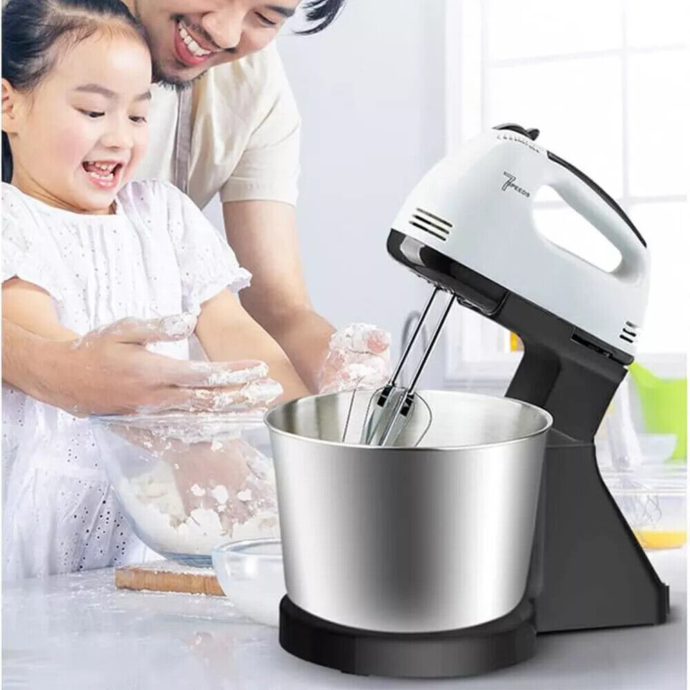 Electric Stand Mixer Food 7 Speed Multi Mixing Bowl Cake Blender Beater Dough - Image 9