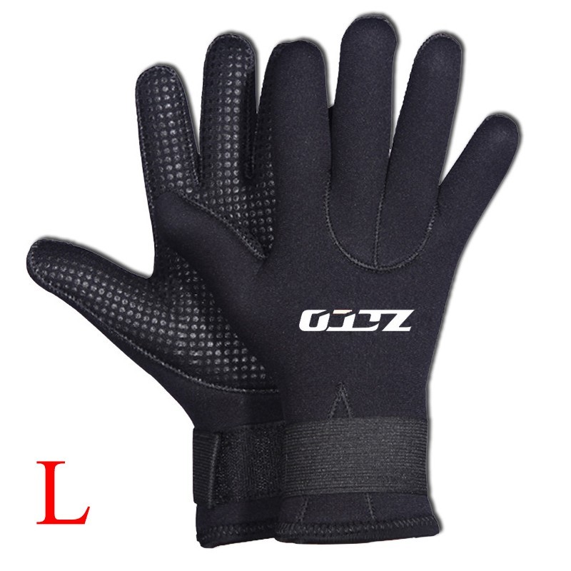 5mm Neoprene Wetsuit Gloves Warm Swimming Diving Kayak Surf Snorkeling - Image 6