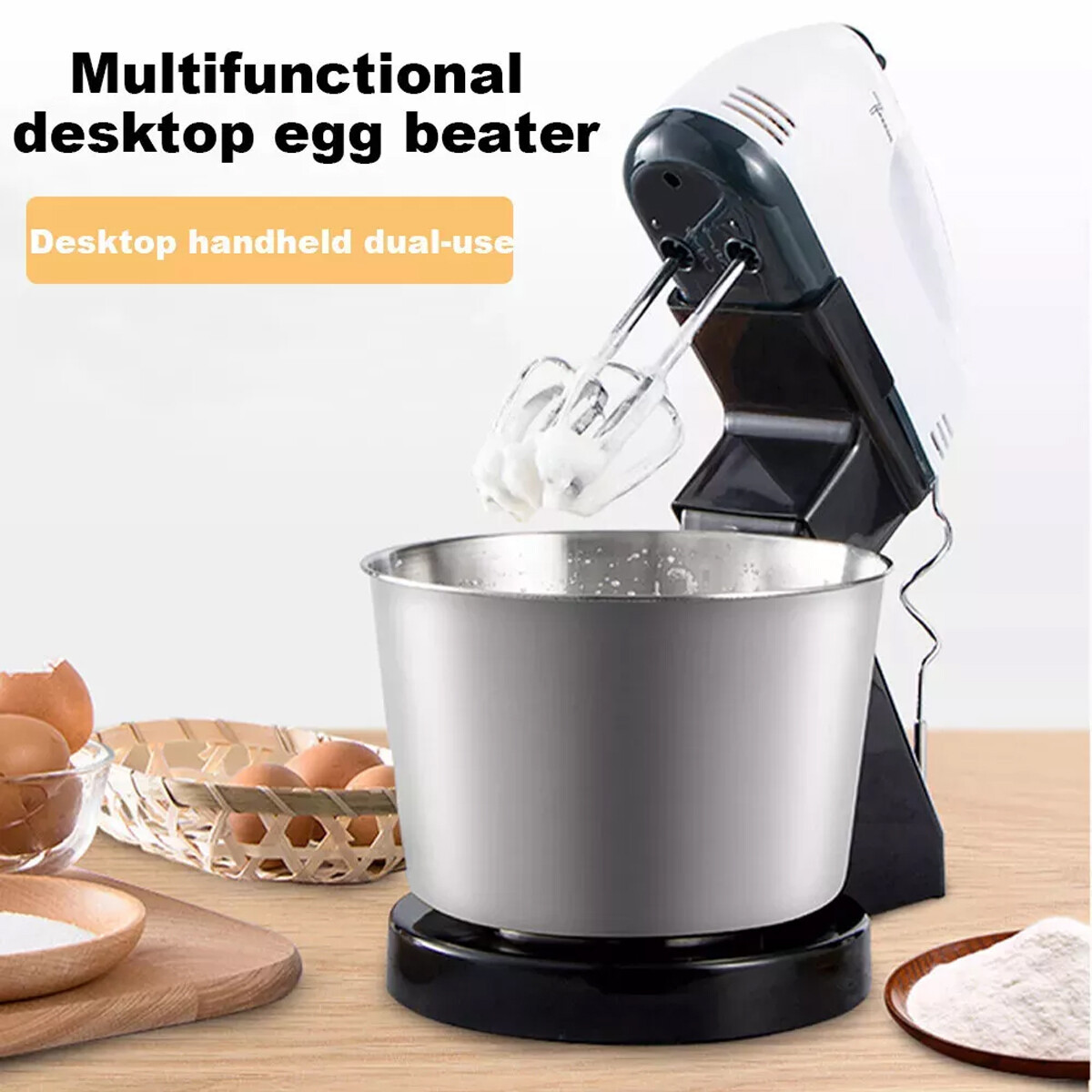 Electric Stand Mixer Food 7 Speed Multi Mixing Bowl Cake Blender Beater Dough - Image 6