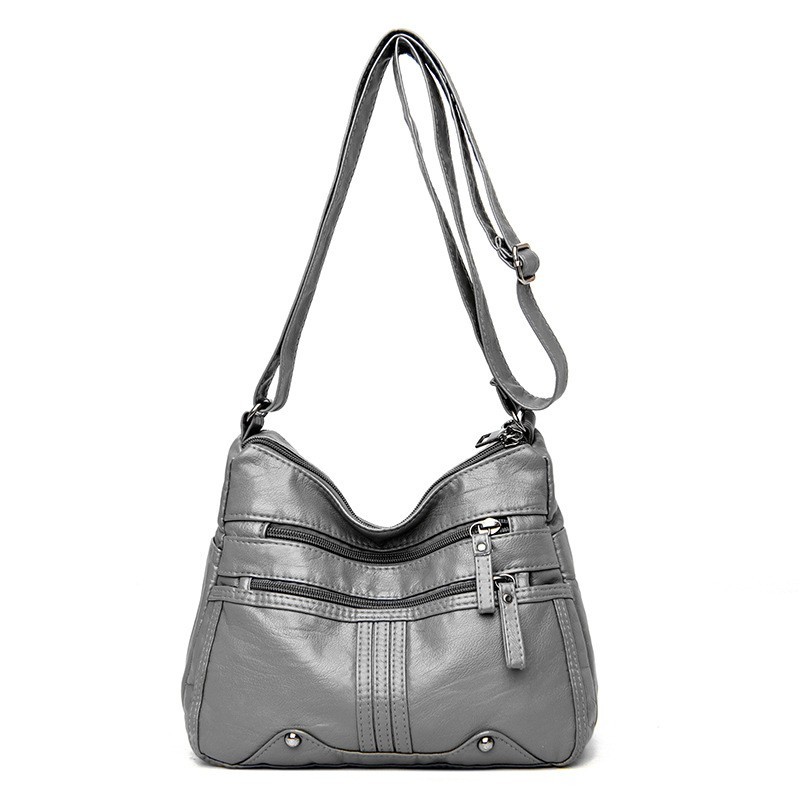 Womens Shoulder Bag Ladies Multi Pocket Messenger Handbag Cross Body Bags UK - Image 9