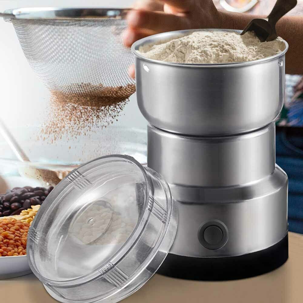 Electric Coffee Grinder Grinding Milling Nut Bean Spice Matte Blade Blender UK - Image 4