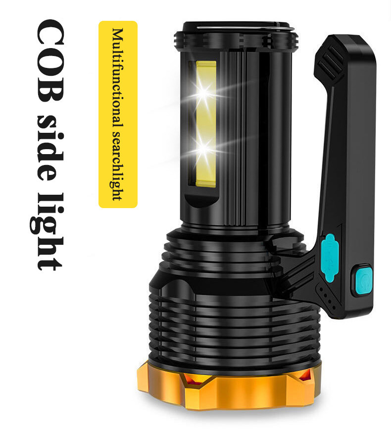 LED Torch USB Rechargeable COB Work Light Flashlight Spotlight Powerful Camping Light - Image 7