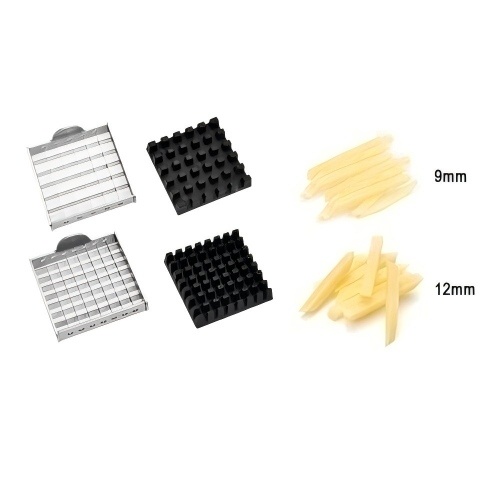2 Blades Stainless Steel French Fry Cutter Potato Vegetable Slicer Chopper Dicer - Image 2