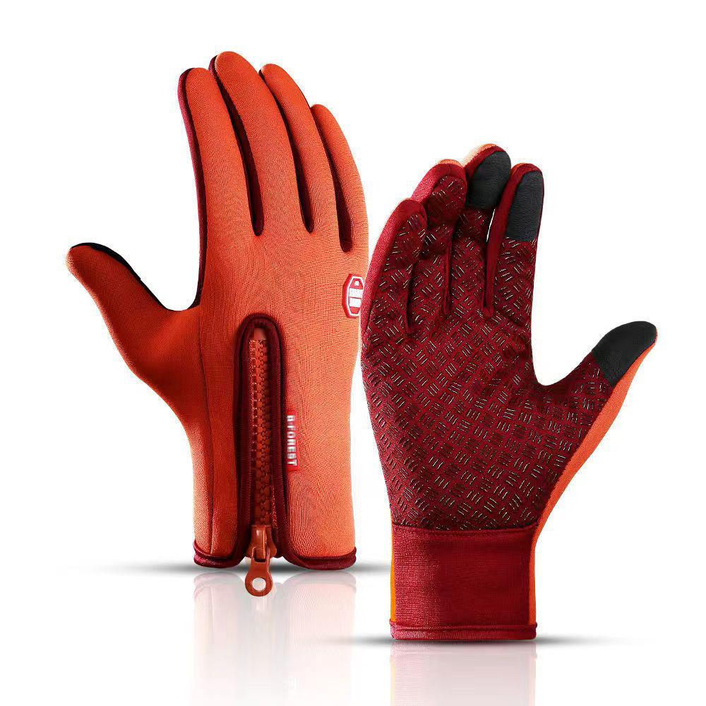Men's Thick Warm Touch Screen Gloves – Fleece-Lined Winter Gloves - Image 5