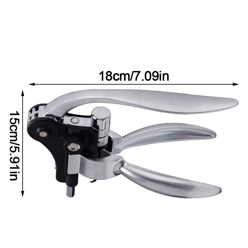 Lever Wine Bottle Opener – Rabbit-Style Corkscrew - Image 6
