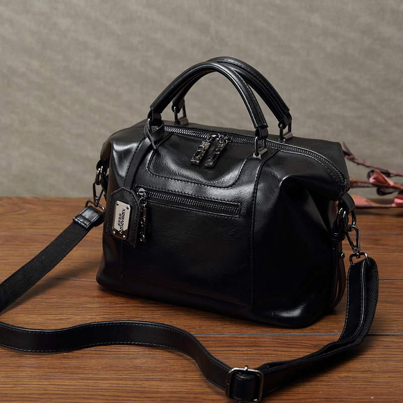 Women's Retro Handbag – Vintage Top Handle Crossbody Bag - Image 9
