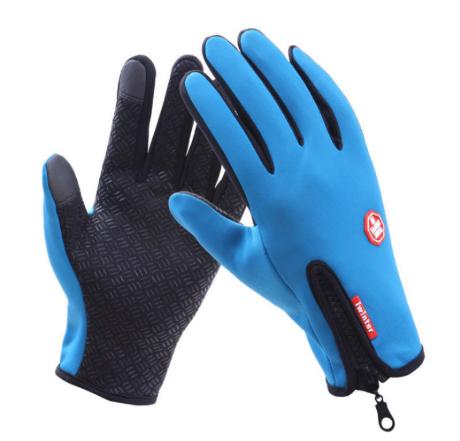 Men's Thick Warm Touch Screen Gloves – Fleece-Lined Winter Gloves - Image 9