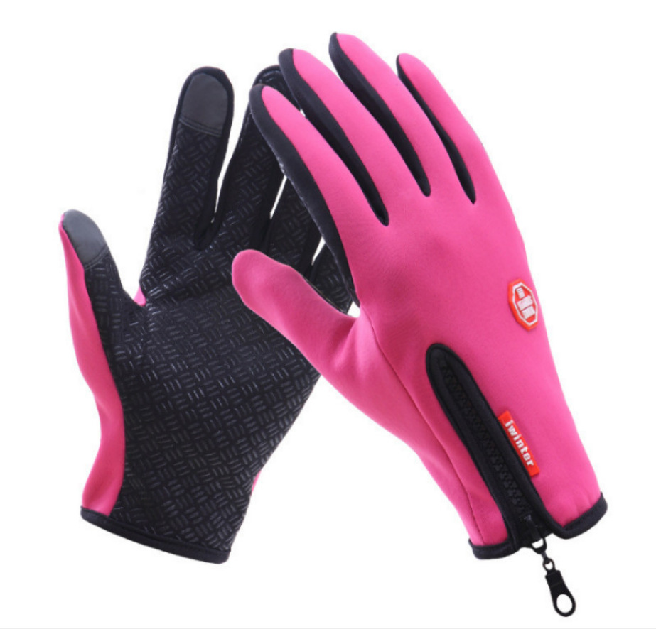 Men's Thick Warm Touch Screen Gloves – Fleece-Lined Winter Gloves - Image 4