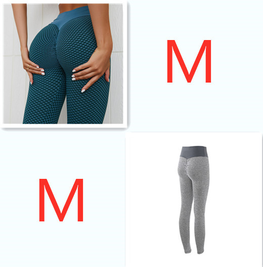 Plaid Leggings Fitness Yoga Pants Women's Seamless High Waist Breathable Gym Leggings - Image 4