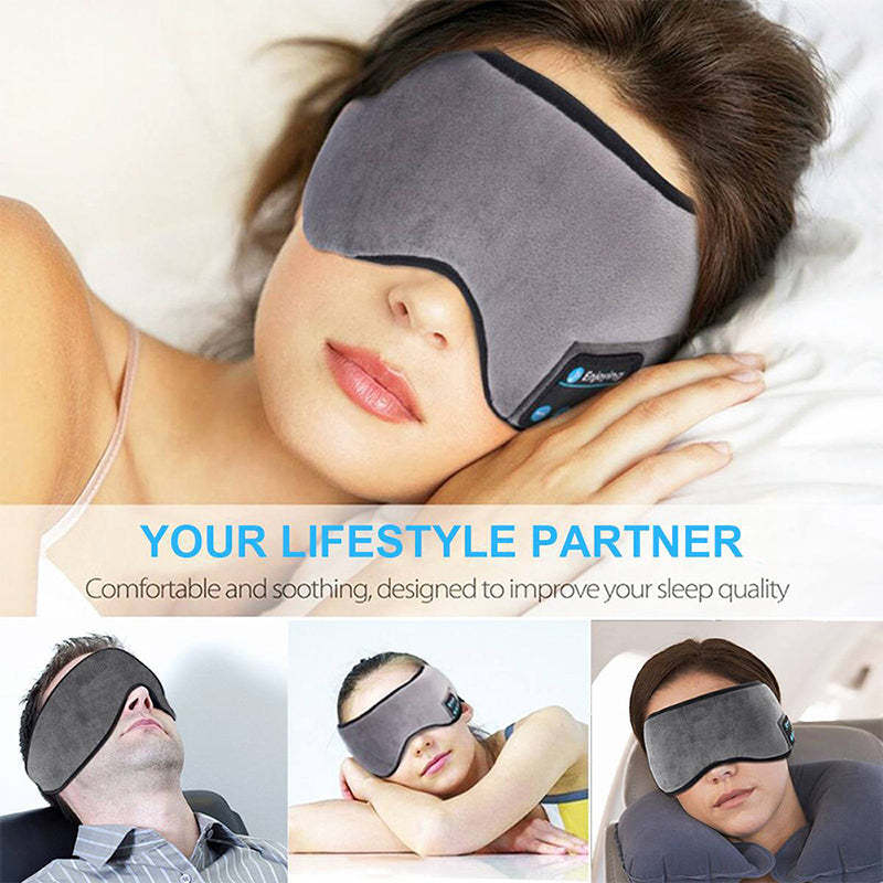 Bluetooth Sleep Eye Mask with Built-in Headphones – Wireless, Rechargeable - Image 4