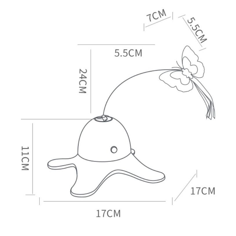 Interactive Automatic Cat Toy – Rotating Teaser Toy for Indoor Cats - Image 3
