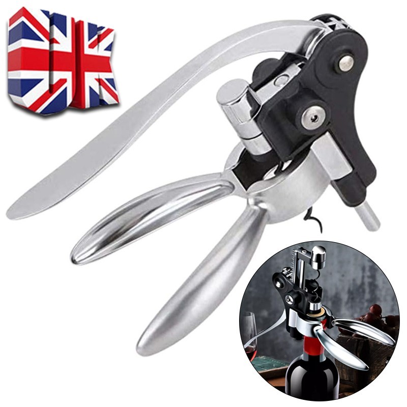 Lever Wine Bottle Opener – Rabbit-Style Corkscrew - Image 7