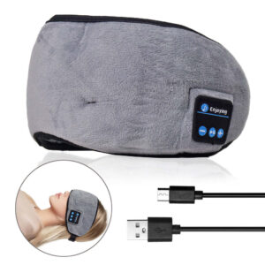 Bluetooth Sleep Eye Mask with Built-in Headphones – Wireless, Rechargeable