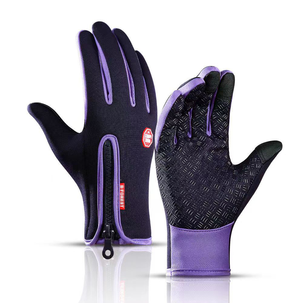 Men's Thick Warm Touch Screen Gloves – Fleece-Lined Winter Gloves - Image 7