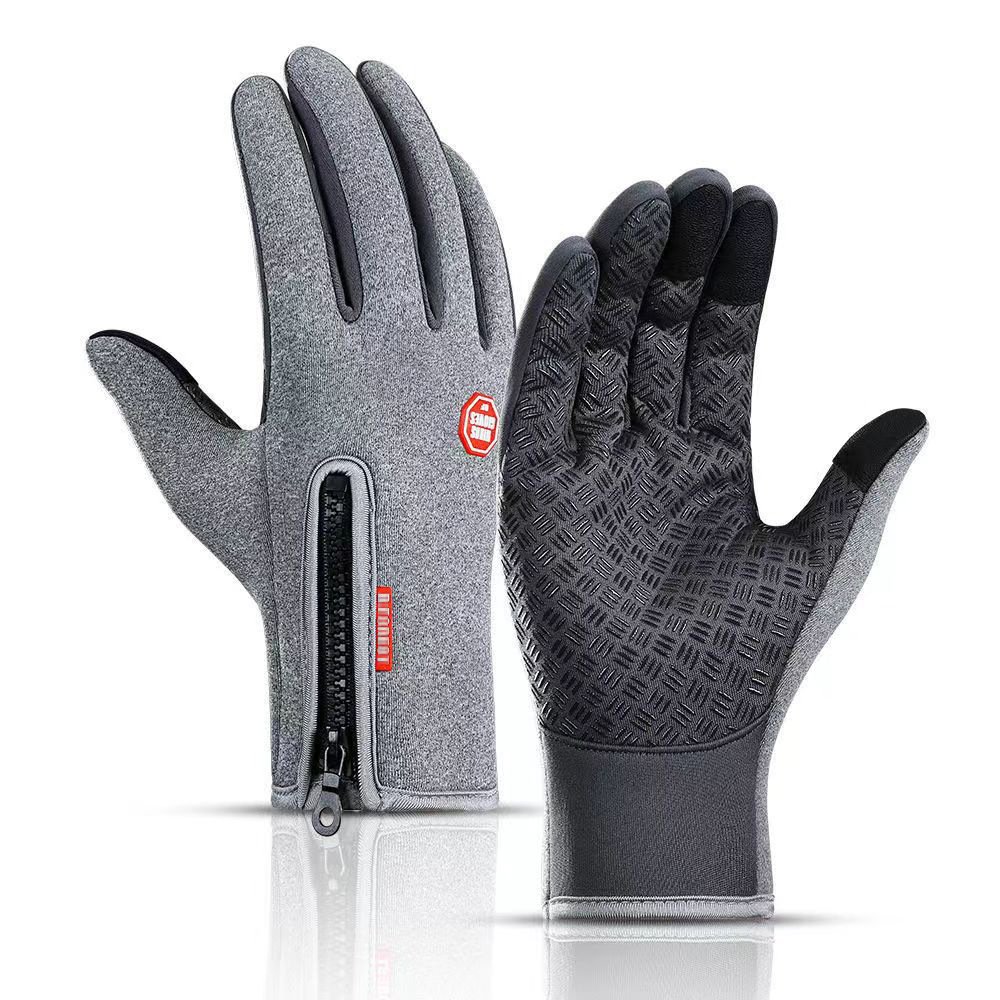 Men's Thick Warm Touch Screen Gloves – Fleece-Lined Winter Gloves - Image 8