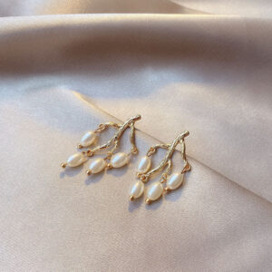 Pearl Branch Drop Earrings – Elegant Women's Fashion Earrings