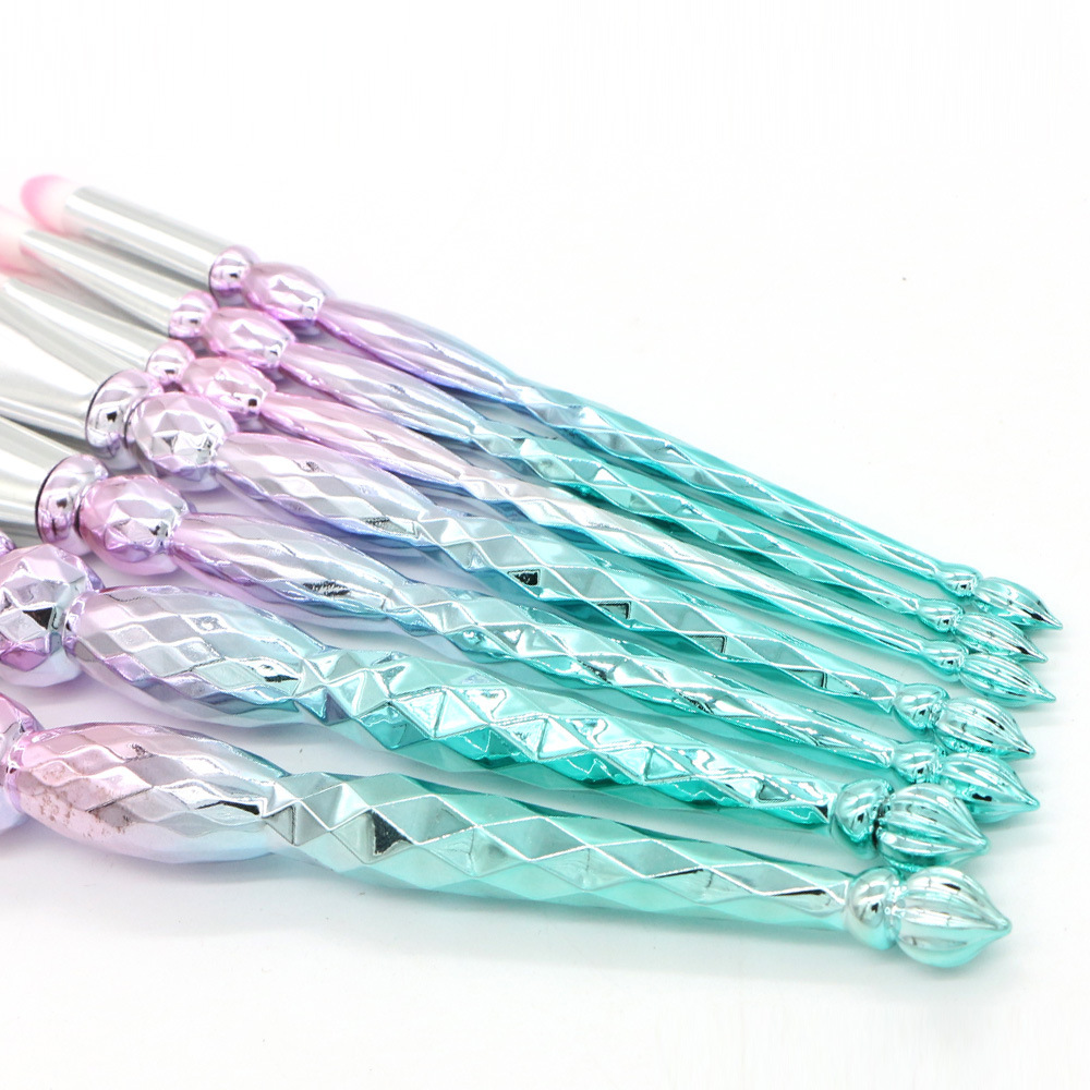 Diamond Makeup Brush Set – Soft Professional Brushes with Storage Tower - Image 6