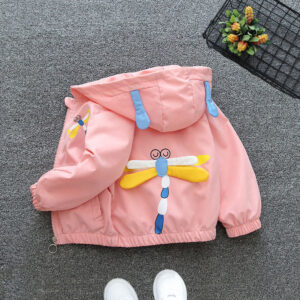 Kids' Hooded Zip-Up Jacket – Warm Casual Coat