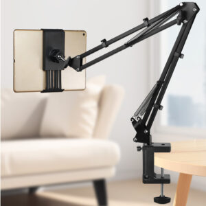 360° Long Arm Phone & Tablet Stand – Flexible Bed & Desk Holder