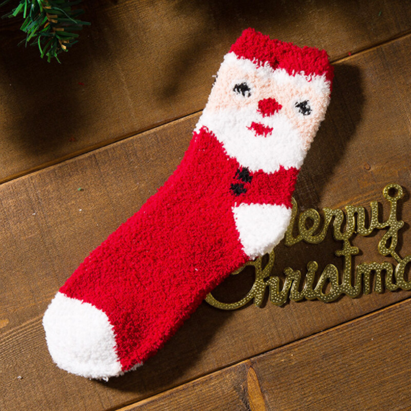 5 Pairs Women's Christmas Fluffy Bed Socks – Soft Cosy Lounge Slipper Socks Gift Set - Image 8