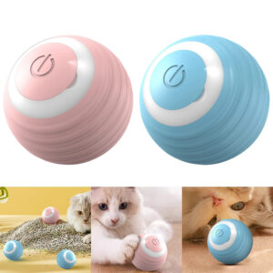Automatic Moving Bouncing Rolling Ball Smart Cat Toy Self-Moving Kitten Toy For