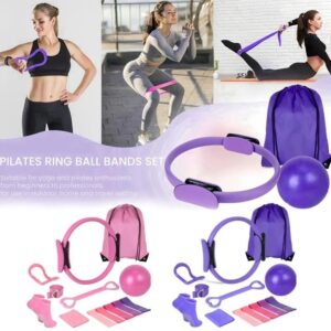 13-Piece Pilates Equipment Set – Pilates Ball, Resistance Bands & Accessories
