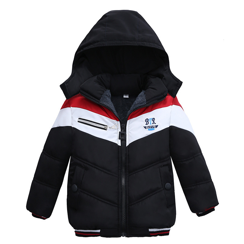 Boys' Hooded Padded Winter Jacket – Warm Long Sleeve Coat - Image 5