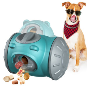 Dog Treat Tumbler Toy – Interactive Slow Feeder Puzzle