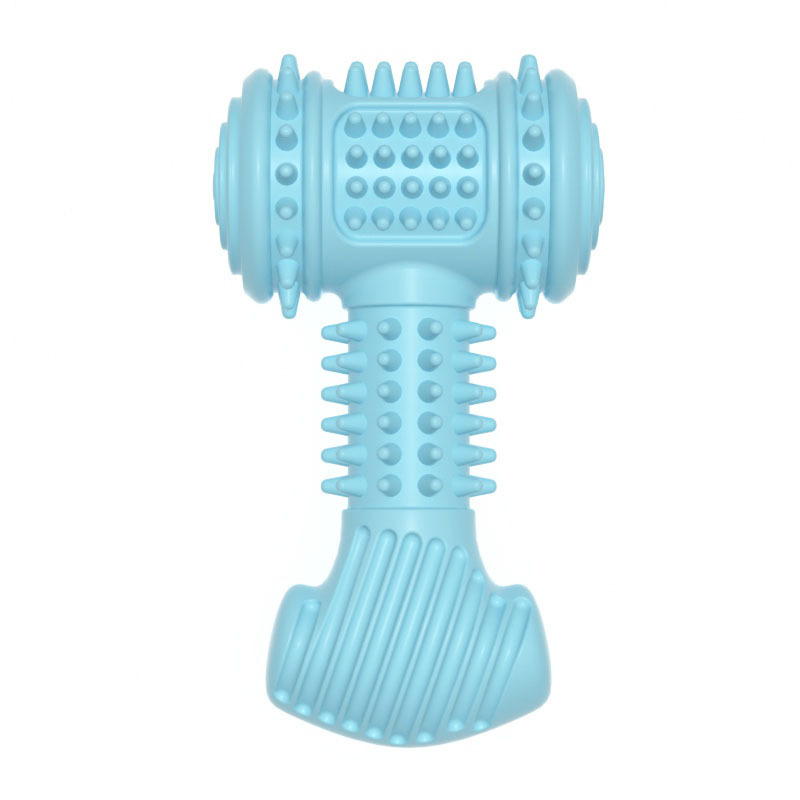 Dog Chew Toy Dogs Teeth Cleaning Toys Indestructible Tpr Chewing Bite Resistant - Image 2