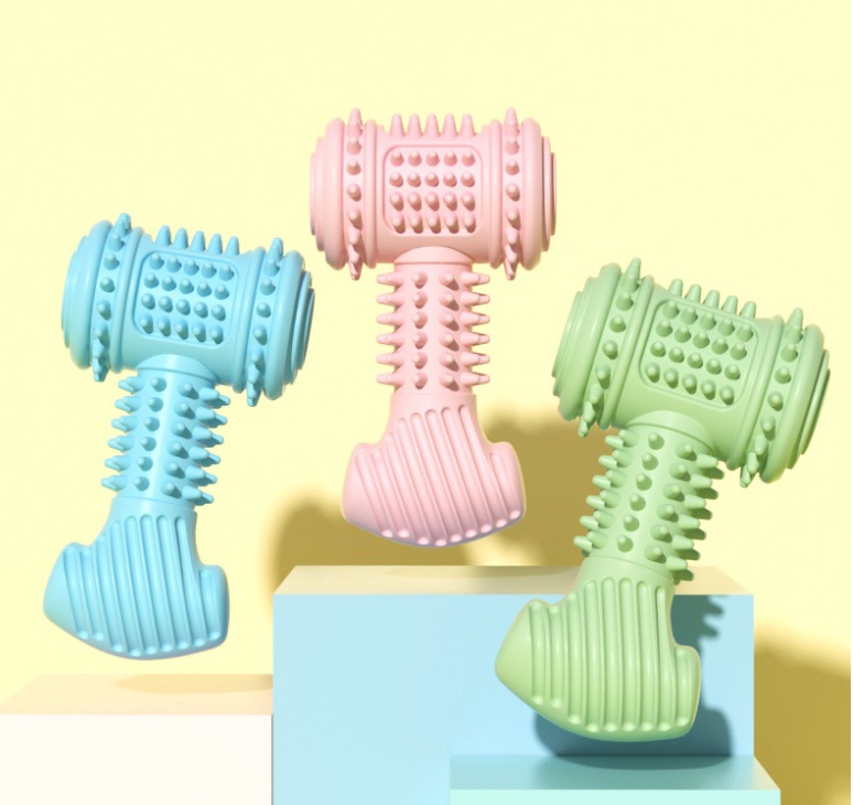 Dog Chew Toy Dogs Teeth Cleaning Toys Indestructible Tpr Chewing Bite Resistant - Image 4