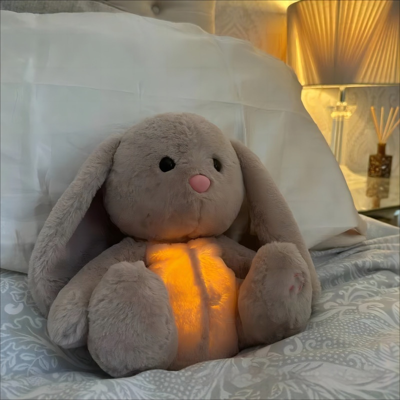 Breathing Rabbit Soothing Sensory Plush Toy With Relieve Anxiety Bunny - Image 2
